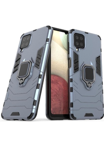 Samsung Galaxy A12 5g Askeri Damla Koruma Kickstand Yüzük (Yurt Dışından)