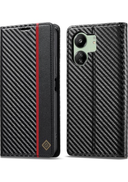 Xiaomi Redmi Için Kılıf Card 4g/5g Deri Kart Tutucu ile Folio Flip Case (Yurt Dışından) fiyatları