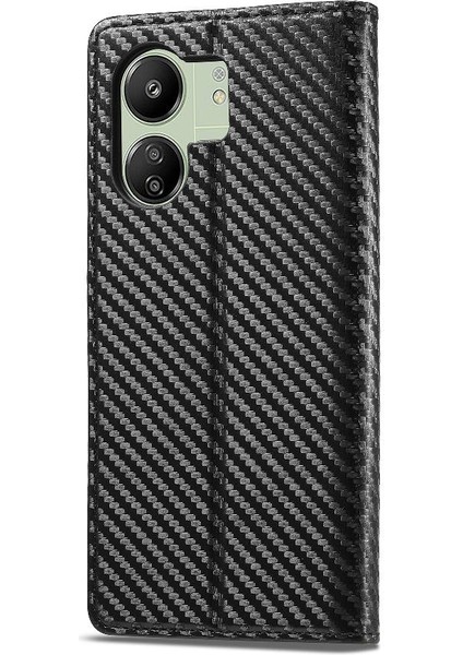 Xiaomi Redmi Için Kılıf Card 4g/5g Deri Kart Tutucu ile Folio Flip Case (Yurt Dışından) modelleri