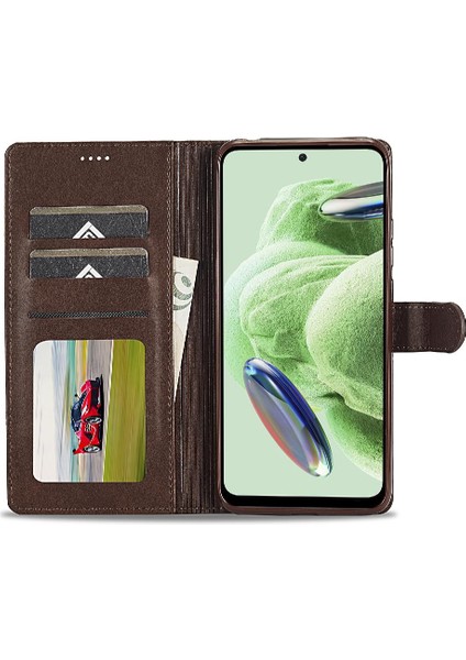 Tutucu Kart Yuvaları ile Xiaomi Poco X5 Için Kılıf Cüzdan Buzağı Doku Flip (Yurt Dışından) fırsatları