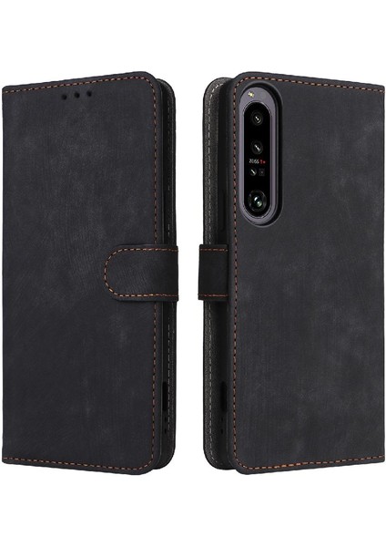 Sony Xperia 1 Iv Flip Folio Cüzdan Için Kılıf Rfıd Engelleme Kart Yuvaları Kapak (Yurt Dışından)