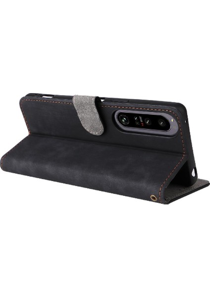 Sony Xperia 1 Iv Flip Folio Cüzdan Için Kılıf Rfıd Engelleme Kart Yuvaları Kapak (Yurt Dışından) fırsatları