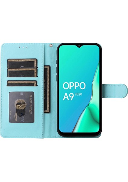 Oppo A9 Için Flip Case 2020/A5 2020 Darbeye Kapak Çevirin Deri Kılıf (Yurt Dışından)