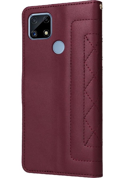 Realme C15 Için Flip CASE/C25 Flip Kapak Cüzdan Darbeye Deri Kılıf (Yurt Dışından) modelleri