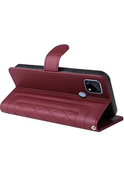 Realme C15 Için Flip CASE/C25 Flip Kapak Cüzdan Darbeye Deri Kılıf (Yurt Dışından) fırsatları