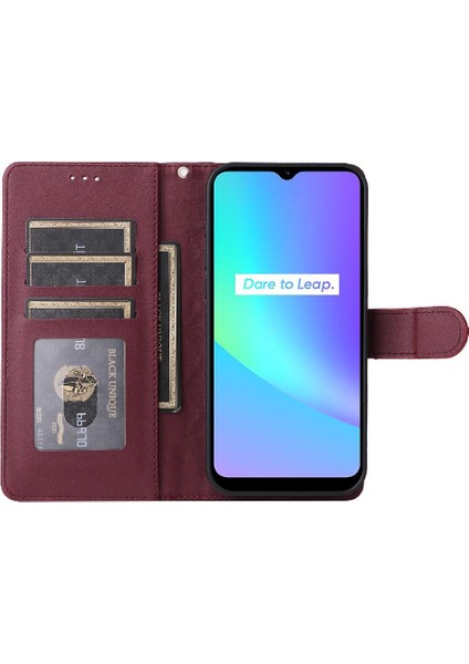Realme C15 Için Flip CASE/C25 Flip Kapak Cüzdan Darbeye Deri Kılıf (Yurt Dışından) indirimleri