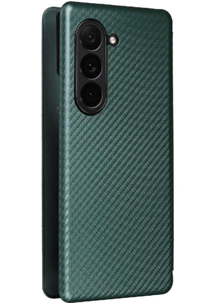Samsung Galaxy Z Için Flip Case Kart Tutucu Kickstand Fiber ile 6 5g Kat (Yurt Dışından)