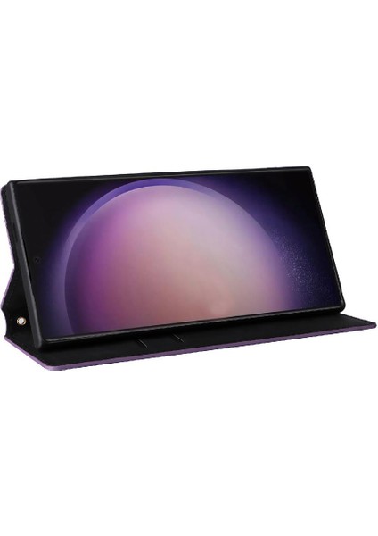 Samsung Galaxy S24 Ultra Pu Deri Manyetik Kapatma 3D Desen (Yurt Dışından) fırsatları