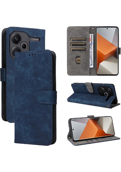 Xiaomi Redmi Not Için Kılıf 13 Pro Artı Pu Deri Flip Folio Cüzdan Kart (Yurt Dışından)