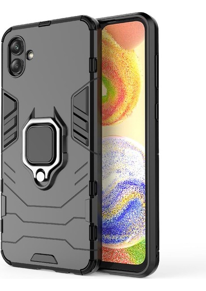 Samsung Galaxy A04 4g Kickstand Darbeye Kapak 360 &deg; Dönen (Yurt Dışından) modelleri