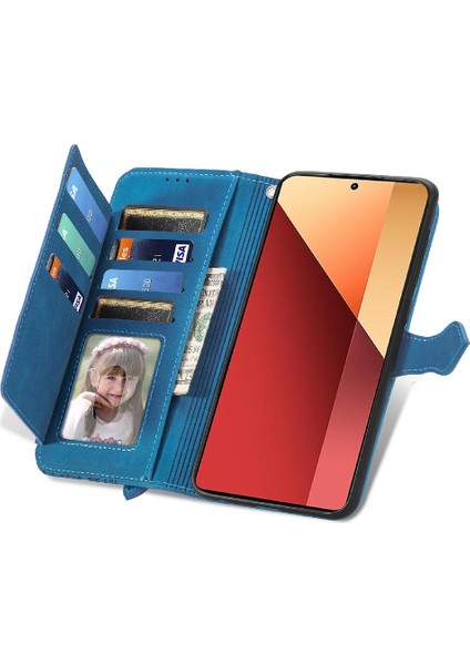 Xiaomi Redmi Için Not 13 Pro 4g Çoklu Kart Yuvası Iş Cüzdan Flip (Yurt Dışından)