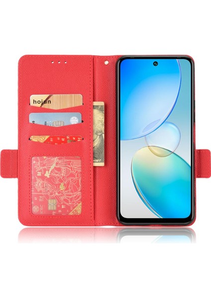 Infinix Sıcak 12 Manyetik Yan Toka Cüzdan Pu Deri Kart Yuvaları Için Kılıf (Yurt Dışından) fırsatları