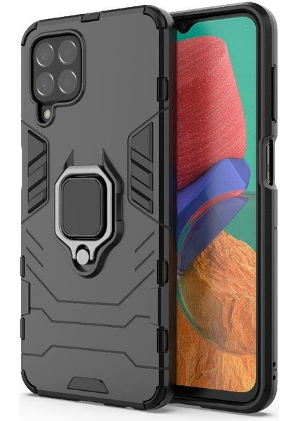 Samsung Galaxy M33 5g Kickstand Darbeye Kapak 360 &deg; Dönen (Yurt Dışından)