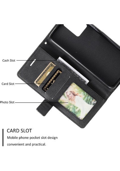 Realme 9 Pro Cüzdan Flip Için Kılıf Folio Kart Tutucu Kickstand Manyetik Pu (Yurt Dışından) modelleri