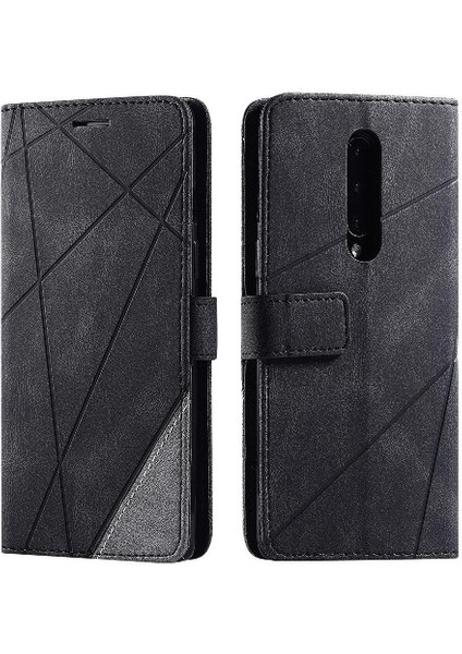 Oneplus 8 Için Kılıf Pu Deri Manyetik Cüzdan Flip Folio Kart Tutucu (Yurt Dışından)
