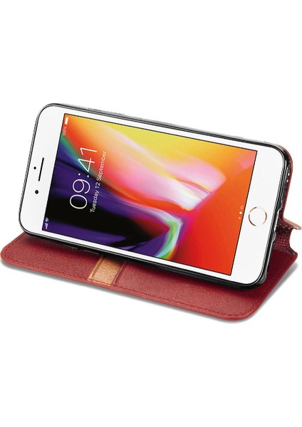 Apple iPhone 8 / 7 Cüzdan Fonksiyonu Için Kılıf Moda Tasarım Deri Kılıf (Yurt Dışından) fiyatları