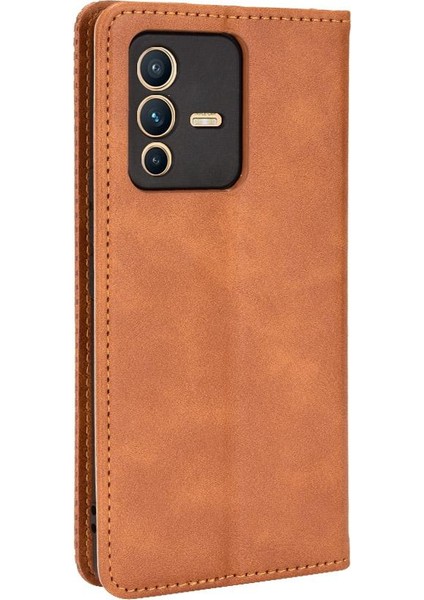 Vivo V23 5g Cüzdan Pu Deri Manyetik Kapatma Için Kılıf (Yurt Dışından) fırsatları