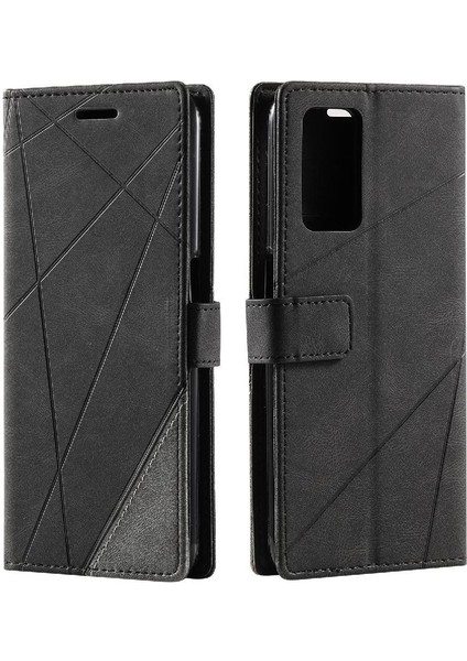Oppo A54 4G/A16/CASE 5g Manyetik Pu Deri Cüzdan Flip Folio Kart Için Kılıf (Yurt Dışından)