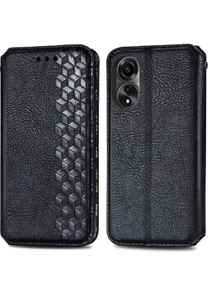 Oppo A78 4g Cüzdan Fonksiyonu Için Kılıf Deri Kılıf Zarif Iş Çevirme (Yurt Dışından)