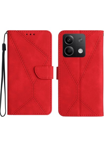 Xiaomi Redmi Not 13 4g Için Kılıf Yüksek Kalite Tpu Deri Cüzdan Yumuşak Pu (Yurt Dışından)