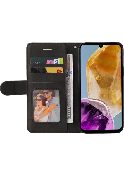 Samsung Galaxy Flip Için Flip CASE/F15 5g Pu Deri Flip Folio Kılıf ile (Yurt Dışından) modelleri