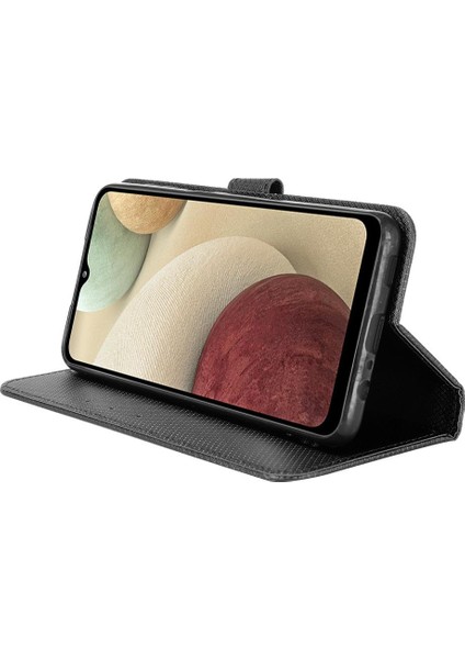 Samsung Galaxy A12 5g Kickstand Manyetik Cüzdan Kart Tutucu Kapak (Yurt Dışından) fırsatları