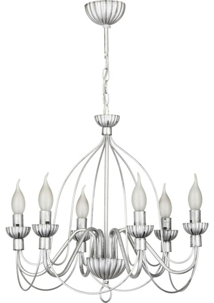 Aydınlatma Calista 6 Lı Kasa Siyah Gümüş Patine Avize fırsatları