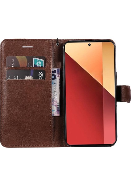 Xiaomi Redmi Not 13 Pro 4g Için Flip Case Yüksek Kalite Deri Iş (Yurt Dışından)