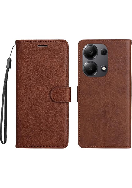 Xiaomi Redmi Not 13 Pro 4g Için Flip Case Yüksek Kalite Deri Iş (Yurt Dışından)