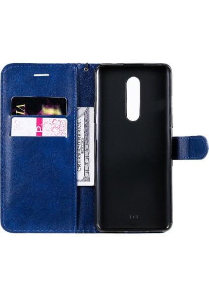 Kart Yuvası ile Oneplus 8 Için Flip Case Iş Cüzdan Telefon Kılıfı Klasik (Yurt Dışından) fırsatları