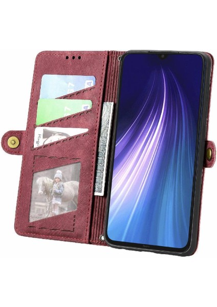 Xiaomi Redmi Not 8 Pro Için Flip Case Darbeye Basit Iş Çevirme (Yurt Dışından) indirimleri