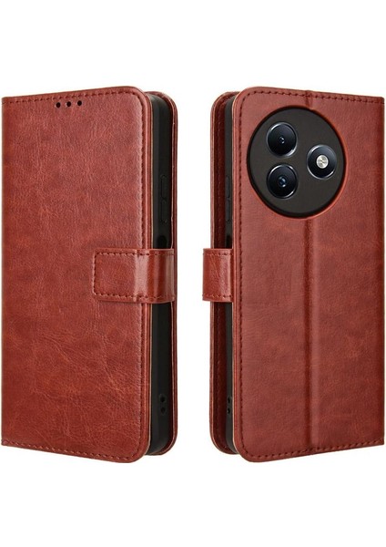 Itel S24 4g Flip Kapak Manyetik Kart Tutucu Cüzdan Için Kılıf (Yurt Dışından)