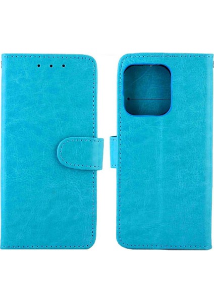 Apple iPhone 15 Için Flip Case Manyetik Kapatma Kickstand Pu Deri Kart Tutucu (Yurt Dışından)