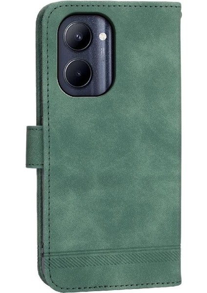 Realme C33 Nakit Cep Manyetik Kapatma Kart Yuvaları Premium Için Flip Case (Yurt Dışından)
