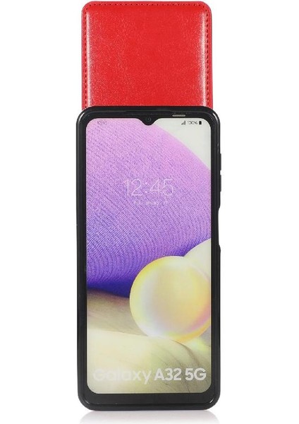 Kredi Kartı Cüzdanı Manyetik ile Samsung Galaxy A32 5g ile Uyumlu (Yurt Dışından) modelleri