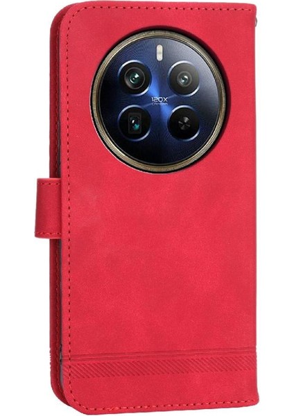 Realme 12 Pro Artı Bileklik Manyetik Kapatma Premium Nakit Için Flip Case (Yurt Dışından)
