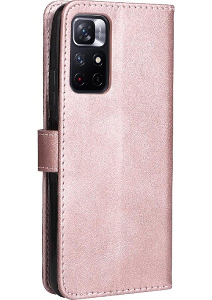 Xiaomi Redmi Not 11 Için Flip Case 5g Klasik Düz Renk Iş Cüzdan (Yurt Dışından)