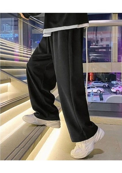 Erkek Baggy Geniş Paça Eşofman Altı
