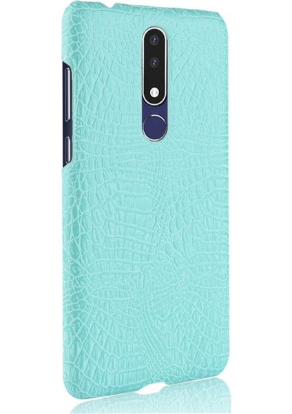 Nokia 3.1 Plus Anti Scratch Klasik Timsah Için Şık Klasik Kılıf (Yurt Dışından)
