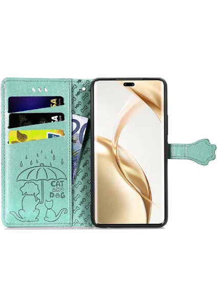 Onur Için Flip Case 200 Pro Kısa Kayış Deri Kılıf Darbeye Karikatür (Yurt Dışından)