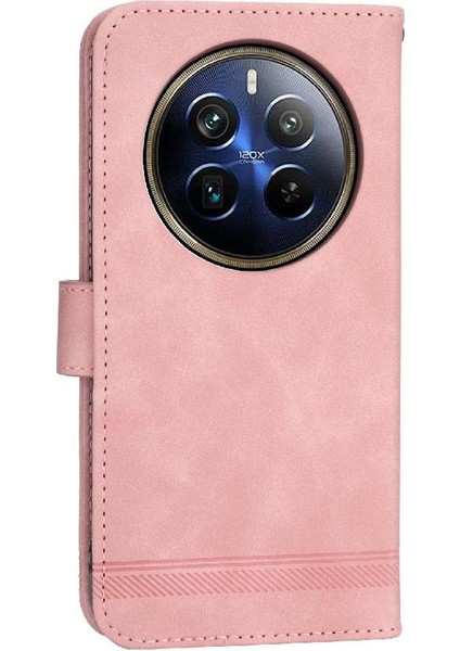 Realme 12 Pro Artı Bileklik Manyetik Kapatma Premium Nakit Için Flip Case (Yurt Dışından)