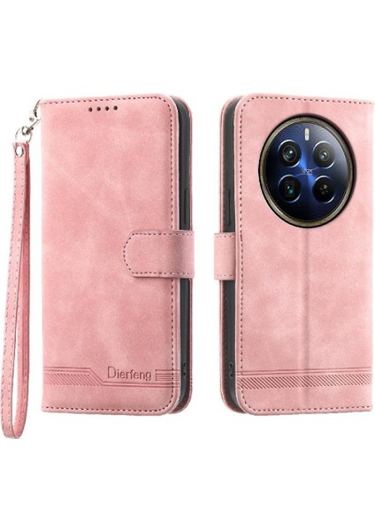 Realme 12 Pro Artı Bileklik Manyetik Kapatma Premium Nakit Için Flip Case (Yurt Dışından)