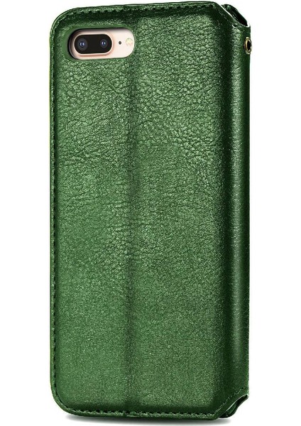 Apple iPhone 8 Için Kılıf Artı/7 Artı Deri Kılıf Cüzdan Fonksiyonu Flip (Yurt Dışından)