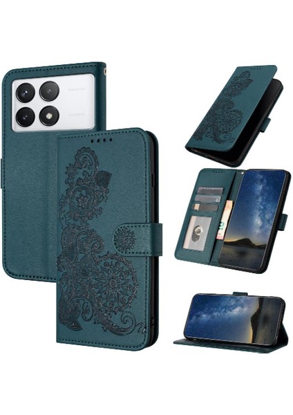 Xiaomi Redmi Için Kılıf K70 Kickstand Koruyucu Pu Deri Manyetik ile (Yurt Dışından)