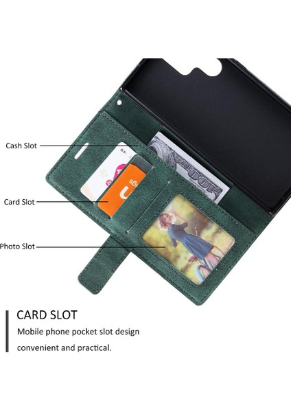 Samsung Galaxy S24 Ultra Pu Deri Cüzdan Flip Folio Kart Tutucu (Yurt Dışından) modelleri