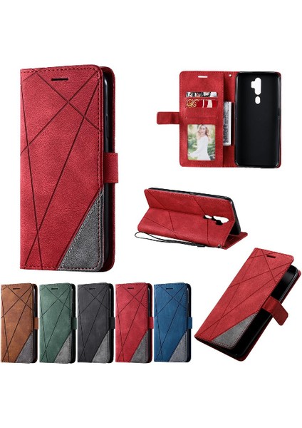 Oppo A5 Için Kılıf 2020/A9 2020 Manyetik Pu Deri Kart Tutucu Kickstand (Yurt Dışından) indirimleri