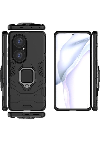 Huawei P50 Pro Askeri Damla Koruma Kickstand 360 &deg; Dönen (Yurt Dışından) fırsatları