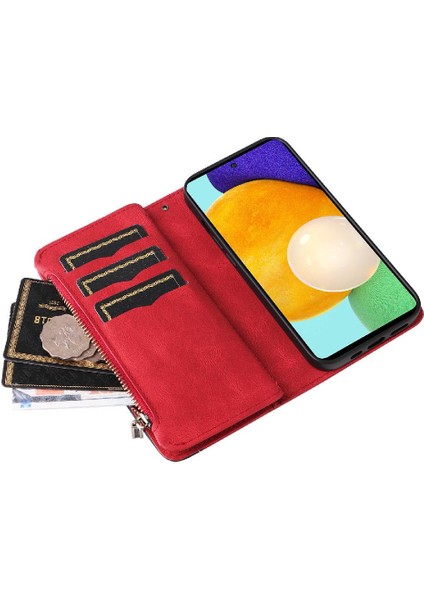 Kart Yuvası Standı Kickstand Dokuz ile Samsung Galaxy Case 5G/A52S Için Kılıf (Yurt Dışından) indirimleri