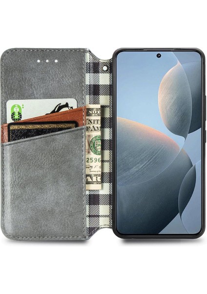 Xiaomi Poco X6 Pro 5g Cüzdan Fonksiyonu Için Kılıf Moda Tasarımı Zarif (Yurt Dışından)