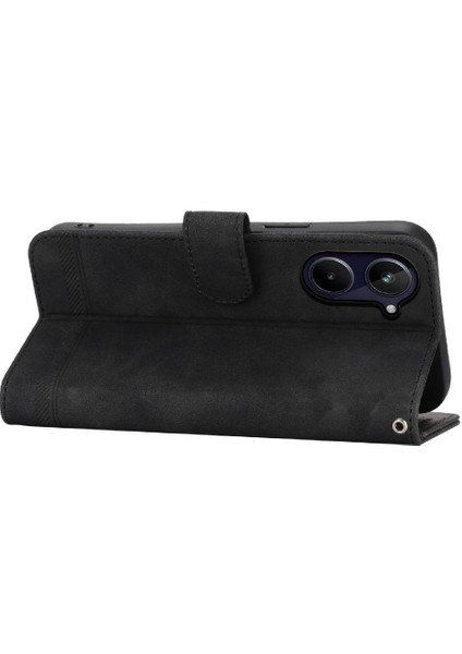 Realme 10 Pro 5g Manyetik Kapatma Bileklik Premium Kart Için Flip Case (Yurt Dışından)